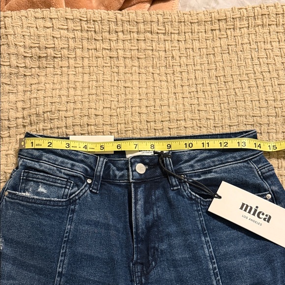 Mica High Rise Distressed Blue Jeans - Picture 13 of 13